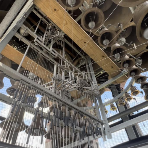 Bells in bell foundry