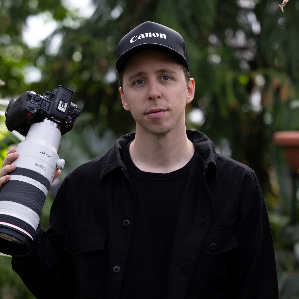 Ben Hagarty holding a camera