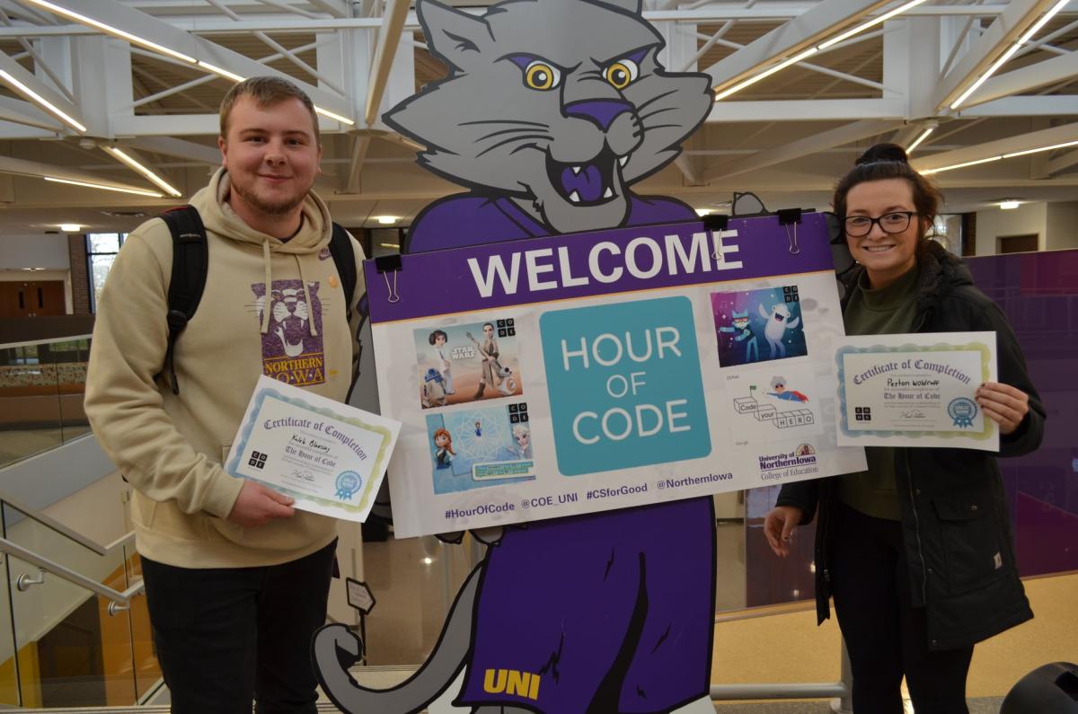 Hour of Code participants with certificates