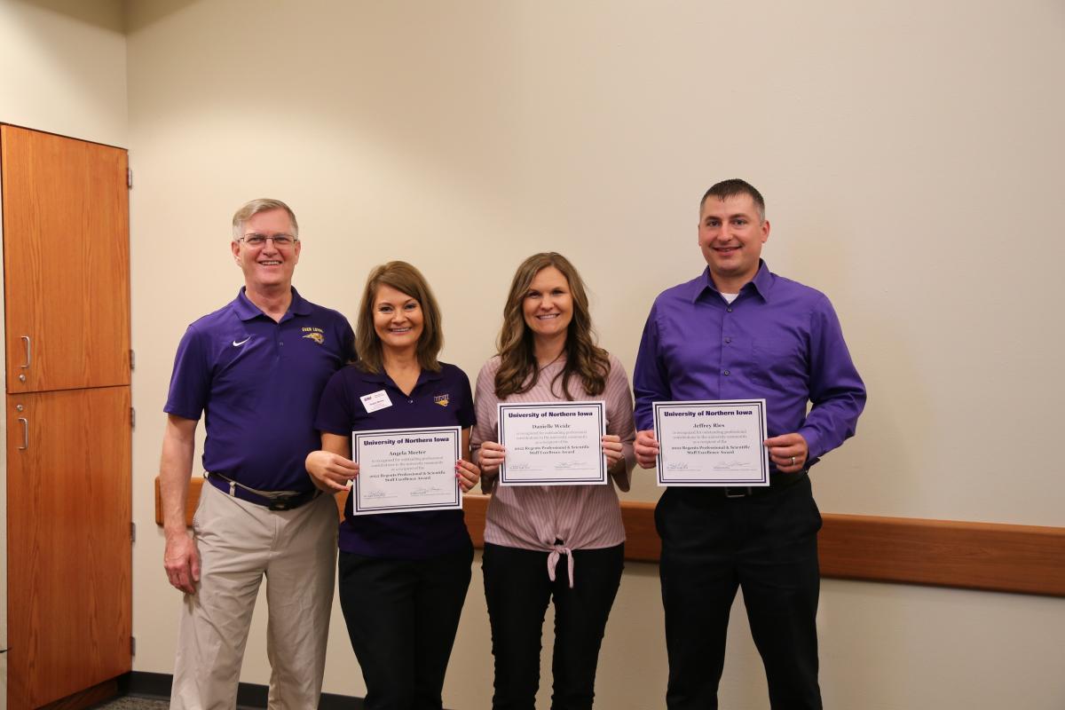 Regents Staff Excellence Award winners