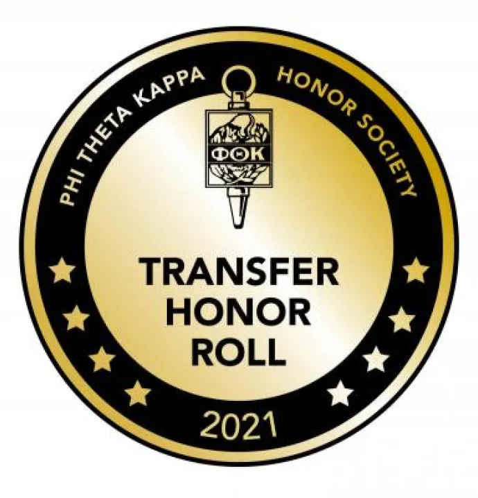 Transfer honor roll badge
