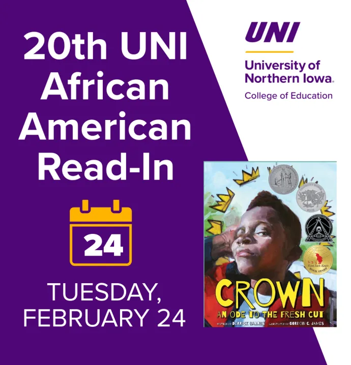 Graphic of 20th African American Read-In and Book