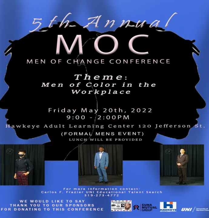 Men of Change conference graphic