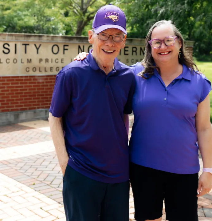 Barry Wilson and Becky Wilson Hawbaker