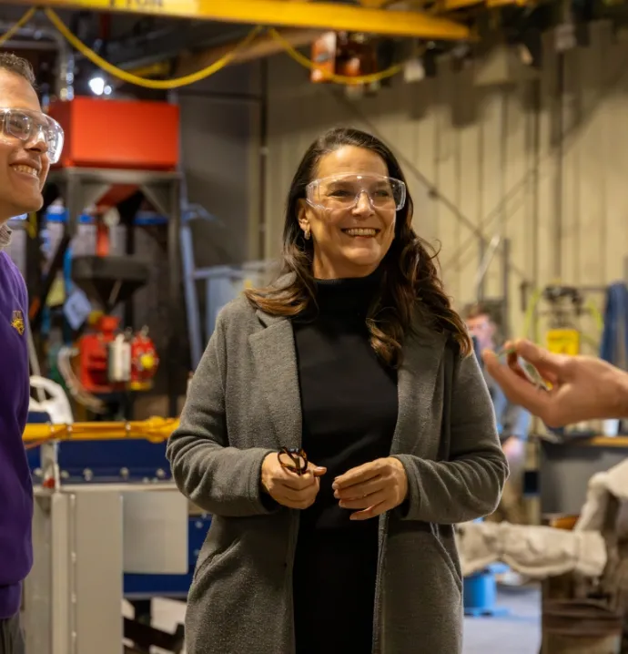Iowa Lt. Gov. Cournoyer touring AEB