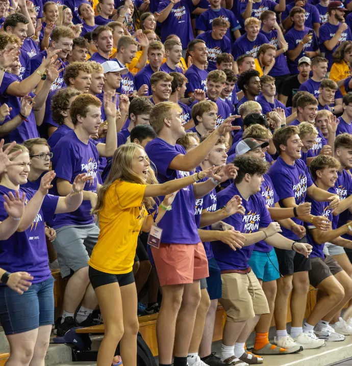 UNI's freshman class at Panther Welcome
