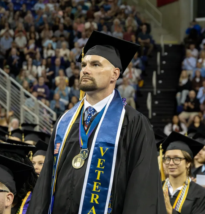 Marvin Carr graduated from UNI with a bachelor's degree in Social Sciences Teaching.