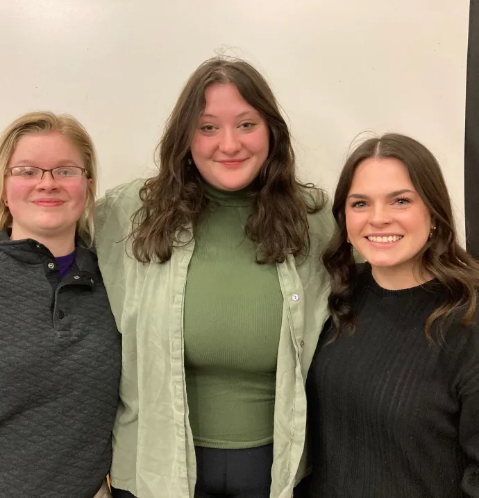 Megan Kopp, Trina Tounjian and Lorelei Cash
