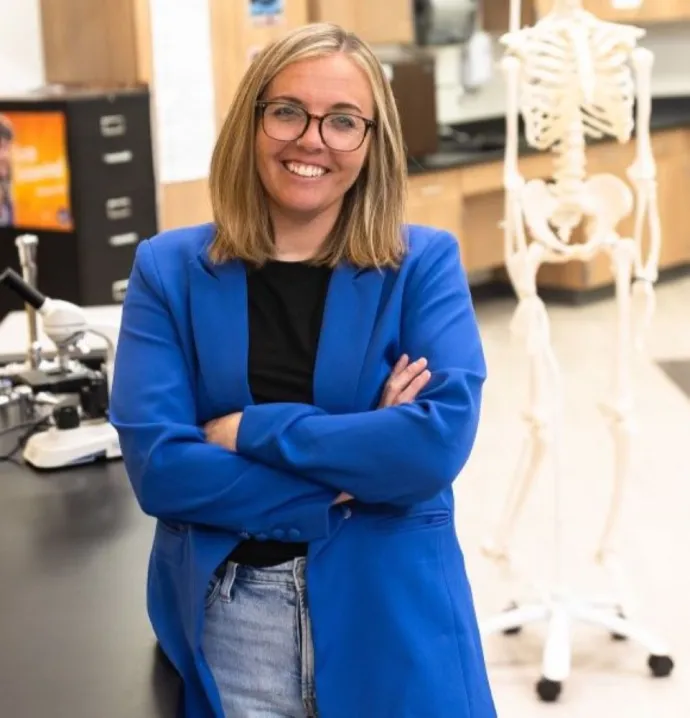 Lindsey Wilson, elementary teaching alum and Nebraska Teacher of the Year 