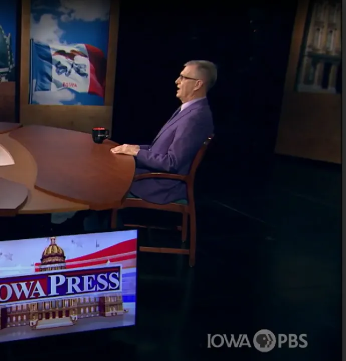 President Nook on Iowa Press