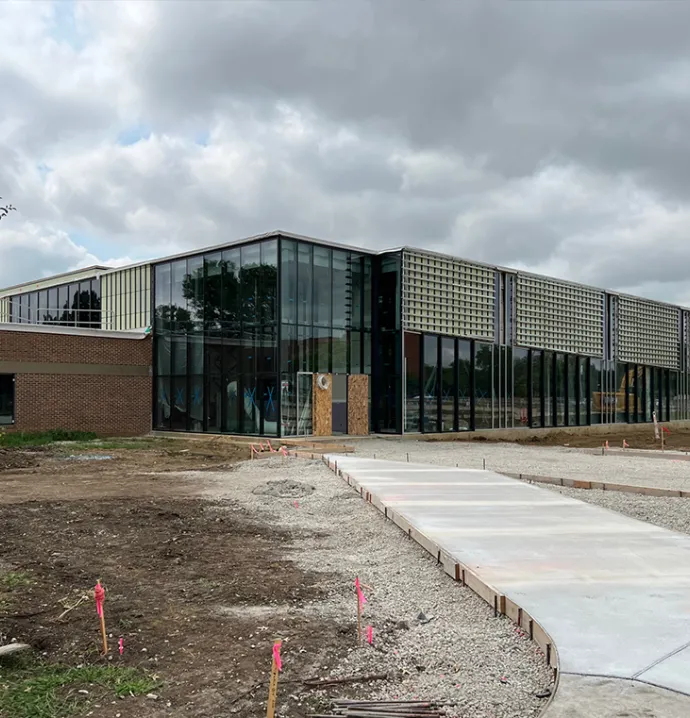 Exterior of the Applied Engineering Building 