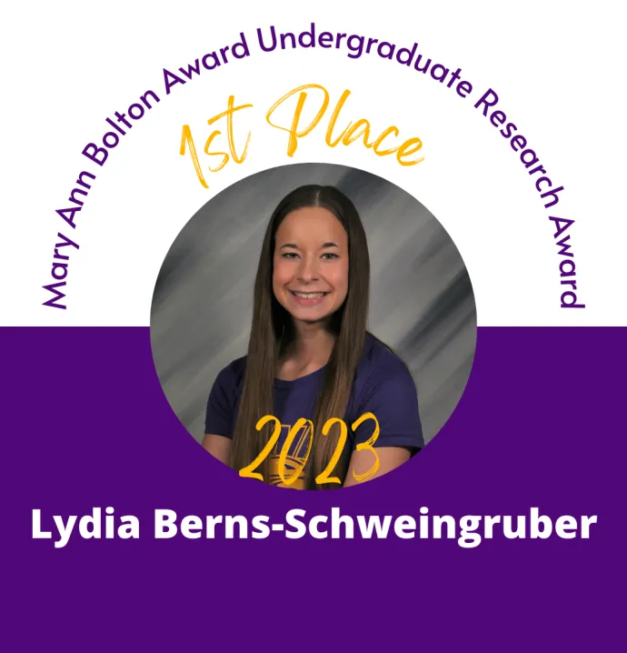 Mary Ann Bolton first place winner, Lydia Berns-Schweingruber