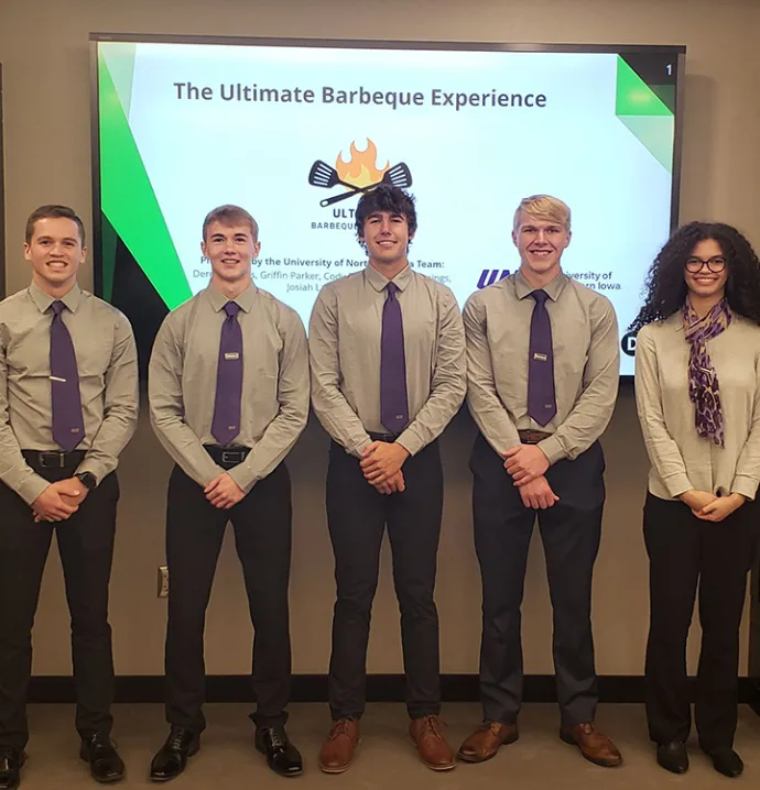 College of Business team at the Deloitte FanTAXtic competition