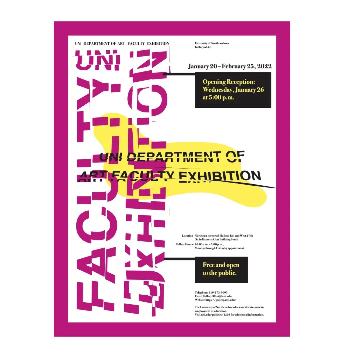 Faculty Exhibition Poster