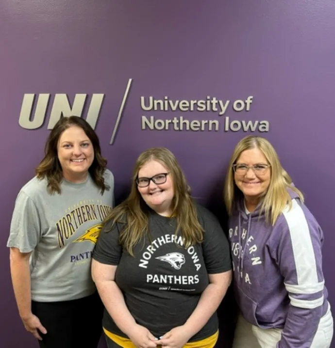 Christina Brandon, Kennedy Hueser, and Amy Hueser