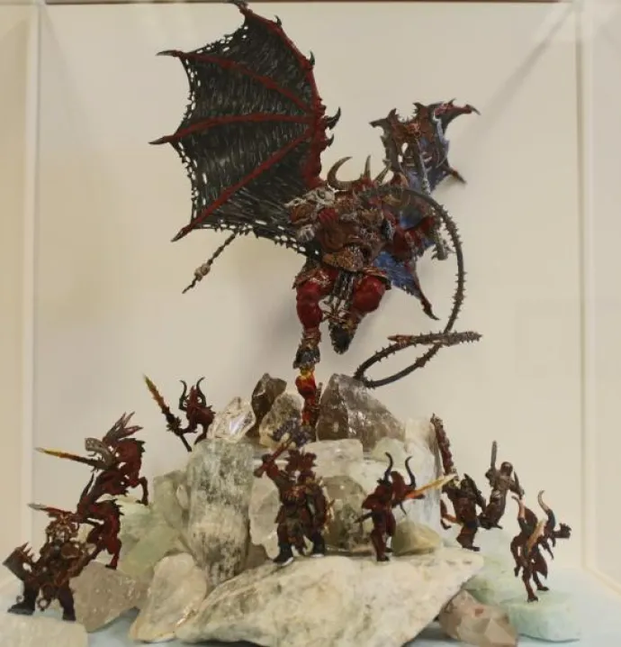 Warhammer Age of Sigmar and Blades of Khorne painted miniatures