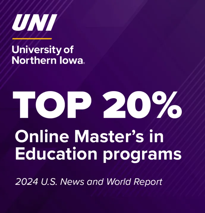 Top 20% Online Master's in Education programs 2024 U.S. News and World Report