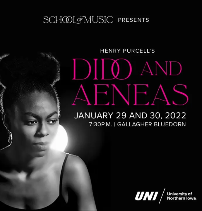 Promo poster for Dido & Aeneas