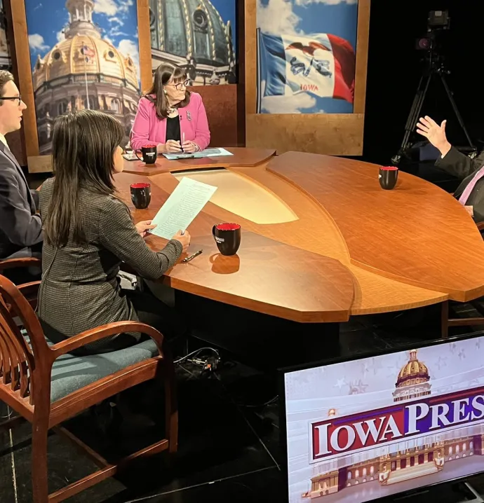 President Nook on "Iowa Press"