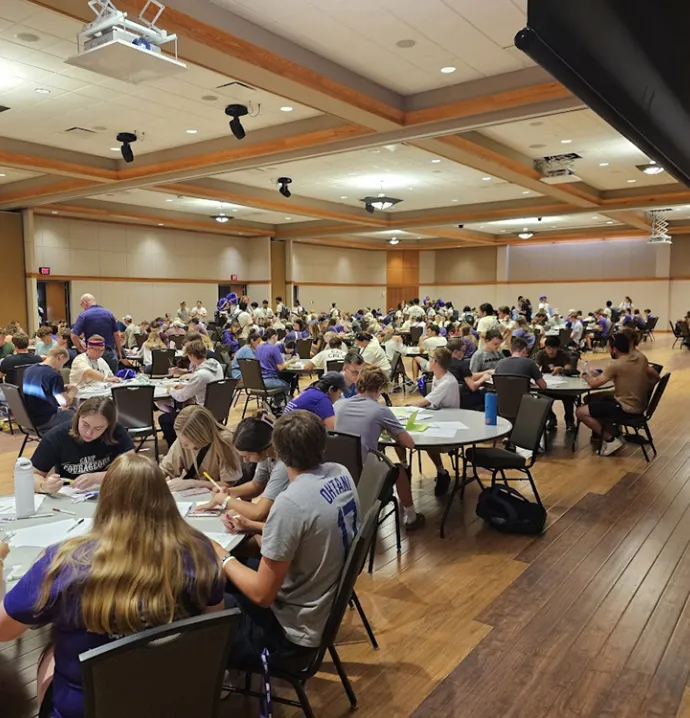 Panthers Give Back event in Maucker Union.