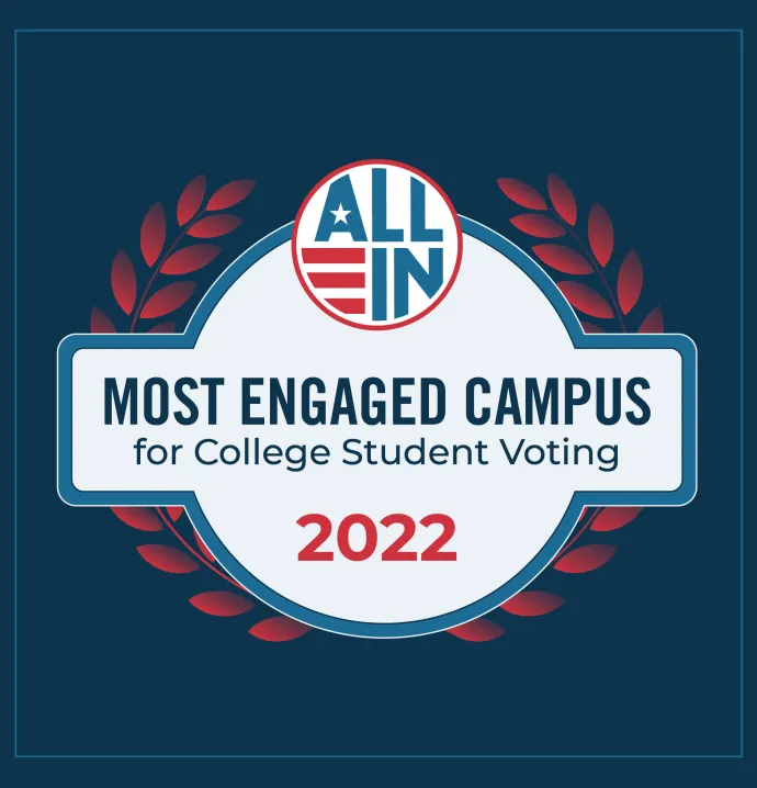 Most Engaged Campus for Student Voting 2022