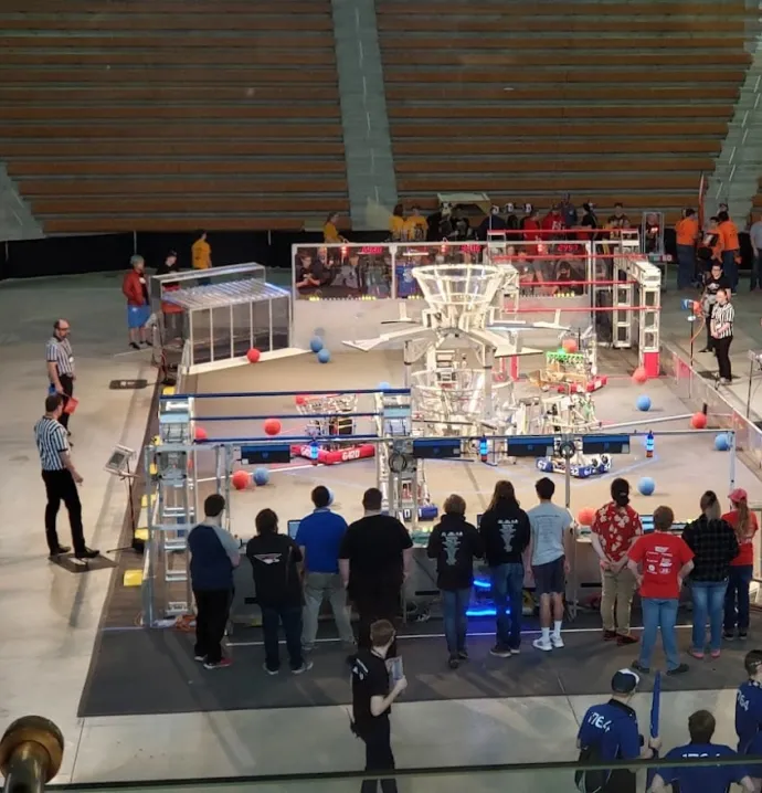 FIRST Robotics teams compete on campus