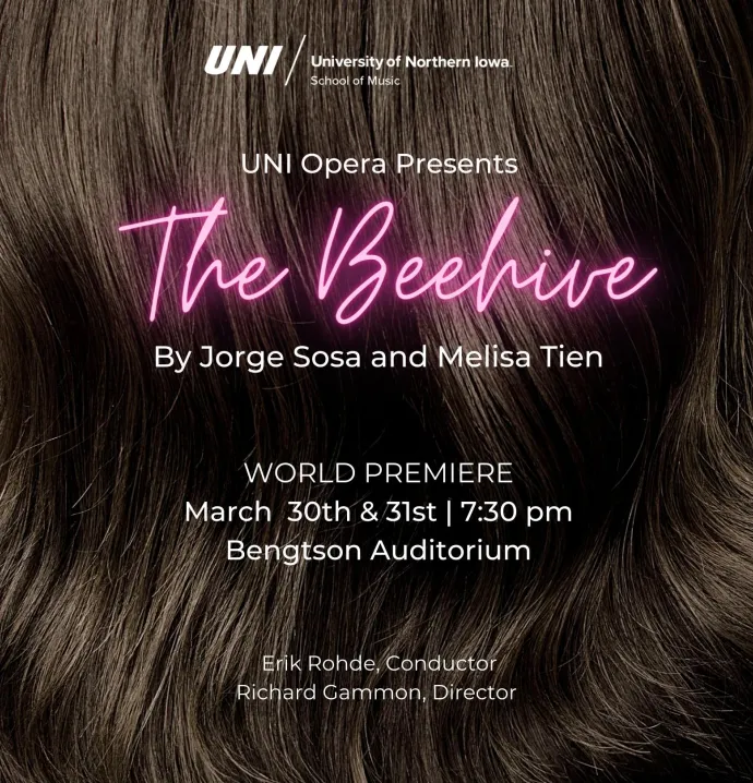 UNI School of Music to present world premiere opera: “The Beehive”