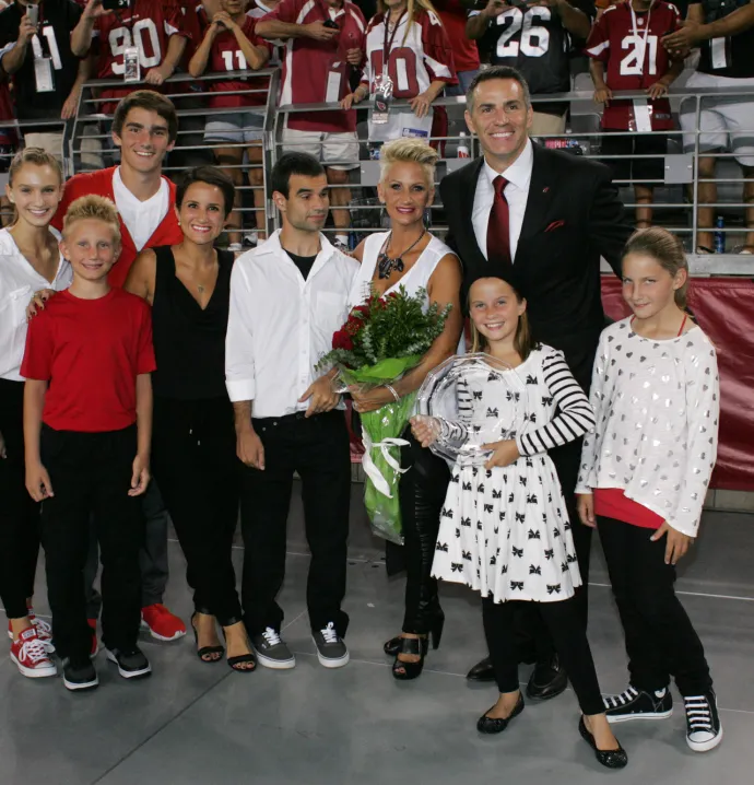 Kurt Warner and family